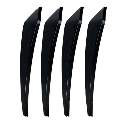 JHVVBFWF 4PCS Fender Splash Guard Trim Für A3 A4 B6 B8 B7 B5 B9 A6 C5 C6 C7 A5 S3 S4 Auto Rad Augenbraue Auto Rad Augenbraue(Black) von JHVVBFWF
