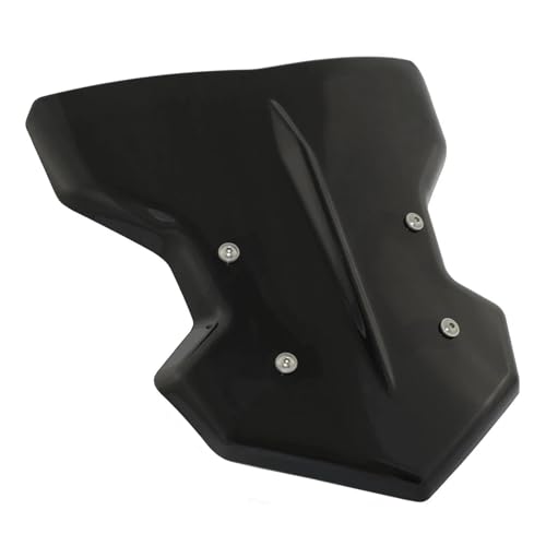 JHVVBFWF Frontscheibe Windschutzscheibe Windschutzscheibe Mit Halterung Für Y&amaha MT-03 MT-25 FZ03 FZ25 RM05 2020 2021 2022 2023 2024(Black) von JHVVBFWF