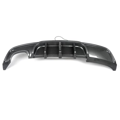 JHVVBFWF Für B&MW 1 Series E82 Coupe 135i Carbon Look Auto Heckschürze Diffusor Lip Zubehör(Carbon Fiber Look) von JHVVBFWF