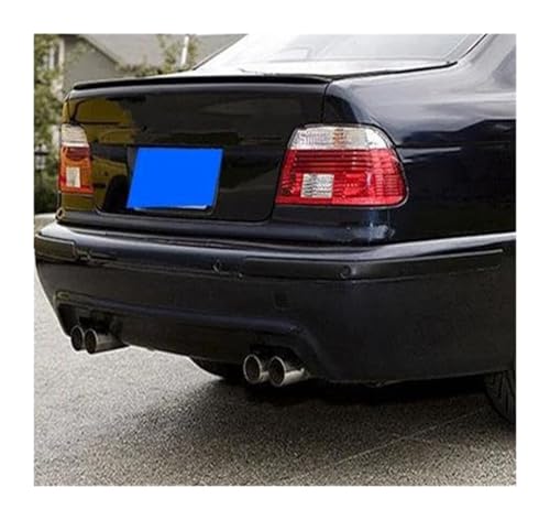JHVVBFWF Für B&MW 5 Series E39 M5 1997 1998 1999 2000 2001 2002 2003 Auto Hinten Trunk-Boot Lip Spoiler ABS Kunststoff(Glossy Black) von JHVVBFWF