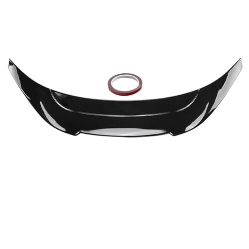 JHVVBFWF Für Subaru Für BRZ 2022 2023 Kohlefasermuster Kofferraum GT Spoiler Flügel Auto Heckklappe Lip Body Kit Zubehör(Bright Black) von JHVVBFWF