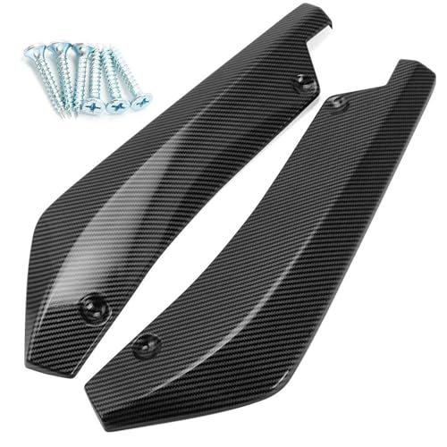 JHVVBFWF Für Volvo V40 V50 V60 V70 V90 S40 S60 S60L S70 S80 S90 XC40 XC60 XC70 XC80 XC90 Auto Hinten Stoßstange Lip Spoiler Diffusor(Carbon Fiber Look) von JHVVBFWF