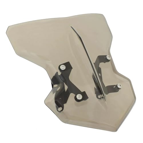 JHVVBFWF Für Y&amaha MT-03 MT-25 FZ03 FZ25 RM05 2020 2021-2024 Frontscheibe Windschutzscheibe Windschutzscheibe Mit Halter(Grey2) von JHVVBFWF