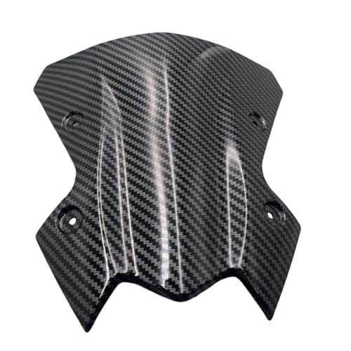 JHVVBFWF Windschutzscheibe Windschutzscheibenabdeckung Frontscheibe Windabweiser Für Kawasaki Z900 Z650 2020 2021-2023(Black B) von JHVVBFWF