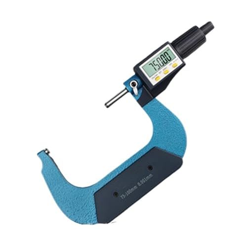 0,001mm Digitale Außenmikrometer 0-25mm 25-50mm 50-75mm 75-100mm elektronische Messschieber Meter Mikrometer Hartmetall Für präzise Messungen(75-100MM TYPE B) von JHXHFJXZ