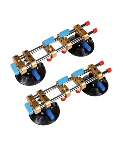 2 STÜCKE Stein Nahtlose Naht Setter Manuelle Gummi Vakuum Nivellierhalter for Armaturen Mit 6 zoll Saugnapf for Quarz Platten, granit Für Bewegen schwerer Gegenstände(Model A) von JHXHFJXZ