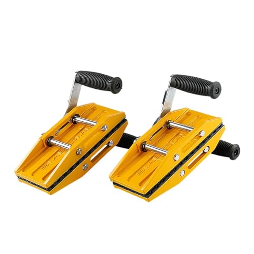 350 kg Hochleistungs-Granit-Trageklemmen mit Gummi-Doppelhand-Tragewerkzeugen for Heben von Steinplatten, Glas, Marmorplatten und Sperrholz Für Bewegen schwerer Gegenstände(2PCS) von JHXHFJXZ