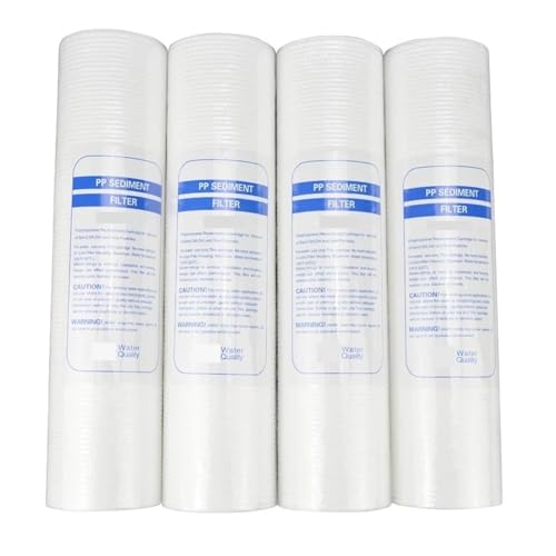 4 stücke PP Baumwolle Wasser Filter 10 Zoll 1 Mikron Sediment Wasserfilter Patrone System Umkehrosmose Mit hoher Filtrationsrate von JHXHFJXZ