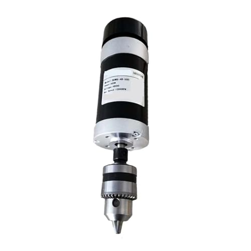 500W Bürstenloser Spindelmotor DC 0,5KW 48V CNC-Gravurfräsen Luftgekühlter Spindelmotor Gravur Leistungsstarke Lager(Spindke Kit 3) von JHXHFJXZ
