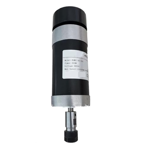 500W Hochgeschwindigkeits-Bürstenloser Motor DC 48V CNC-Gravurfräsen Luftgekühlter Spindelmotor Leistungsstarke Lager(Model 1) von JHXHFJXZ