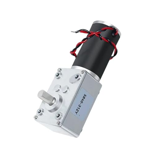 DC-Schneckengetriebemotor 5840-31ZY 12 V ~ 24 V Hohes Drehmoment 100 kg.cm Umkehrbarer Hochleistungs-Selbstsperrmotor Geräuscharm(260RPM,12V) von JHXHFJXZ