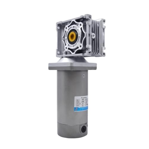 DC-Schneckengetriebemotor DC 12 V/24 V Hochleistungs-Untersetzungsmotor mit variabler Geschwindigkeit und Drehmoment Geräuscharm(RV030 200W 24V,R100 18RPM) von JHXHFJXZ