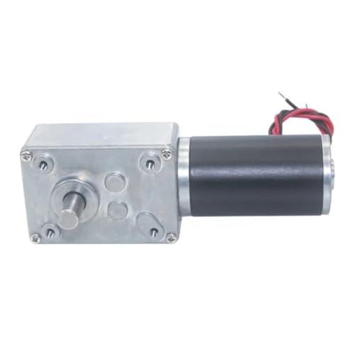 DC12V 24V Leistungsstarker Drehmoment-Getriebemotor Metall-Turbo-Schneckengetriebe Typ-D-Welle Umgekehrter, selbstsperrender Getriebemotor mit niedriger Geschwindigkeit Geräuscharm, breites Anwendungs von JHXHFJXZ