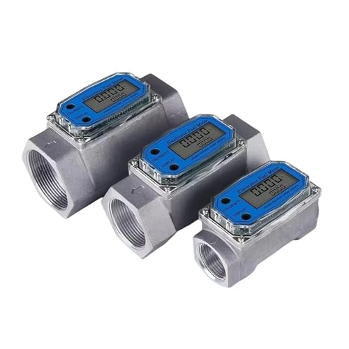 Digitaler Turbinen-Wasserdurchflussmesser, Durchflussmesser, PCB, elektronischer Durchflussanzeiger, Sensorzähler for Benzin, Kraftstoff, Kerosin, Methanol Geringe Wiederholbarkeit(1.5 inch) von JHXHFJXZ