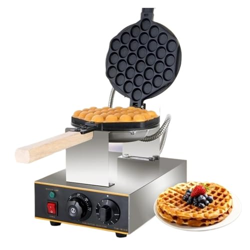 Elektrischer Eier-Blasen-Waffeleisen-Maschine Kommerzieller Eggettes Puff Cake Maker 1400W 360 Grad drehbarer Antihaft-Kuchen-Snack Hohe Leistung von JHXHFJXZ