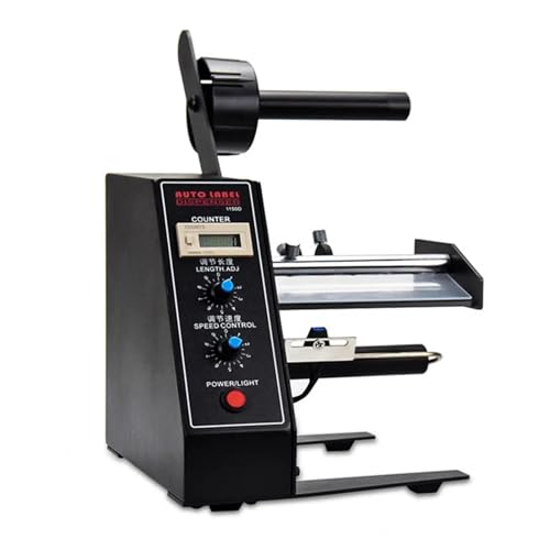 JHXHFJXZ 1150D 4-140 mm breite Etikettenschälmaschine Automatischer Zähletikettentrenner Selbstklebender Etikettenspender für Logistikbüro von JHXHFJXZ