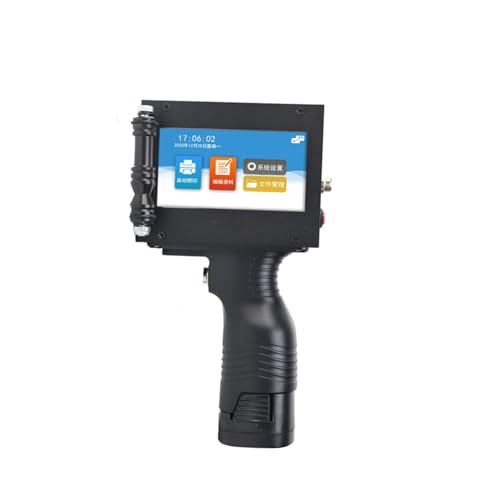 JHXHFJXZ Handheld Kleiner automatischer Tintenstrahldrucker, Produktionsdatum, Verpackung, Chargennummer, Zählung und Markierung des Datumskodierungsgeräts Breites Druckmaterial von JHXHFJXZ