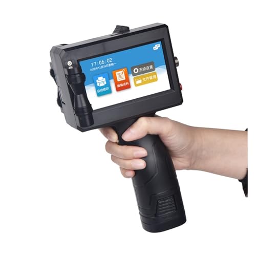 JHXHFJXZ Handheld-Tintenstrahldrucker, 25,4 Zoll, große Schriftart, Touchscreen, Datum, Holzkarton, Beutel, Verpackung, Beutel, Codiermaschine Breites Druckmaterial JHXHFJXZ Handheld-Tintenstrahldrucker, 25,4 Zoll, große Schriftart, Touchscreen, Datum, Holzkarton, Beutel, Verpackung, Beutel, Codiermaschine Breites Druckmaterial von JHXHFJXZ