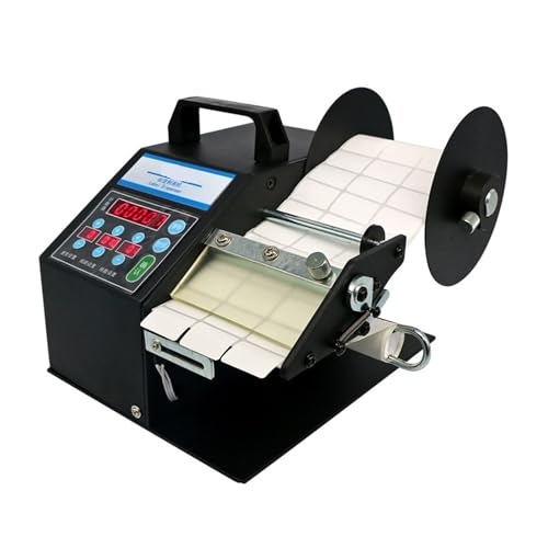 JHXHFJXZ TCW-T90 Etikettenschälmaschine Automatische transparente PET-Schäl- und synchrone Schäl-Etikettiermaschine für Logistikbüro(Optical Fiber) von JHXHFJXZ
