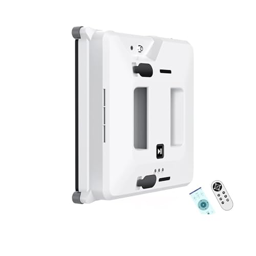 JHXHFJXZ W140S Automatischer Fensterreinigungsroboter mit Wasserspray, hoher Saugkraft und Fallschutz for Waschen von Glas außerhalb der Fernbedienung für streifenfreies Glas von JHXHFJXZ