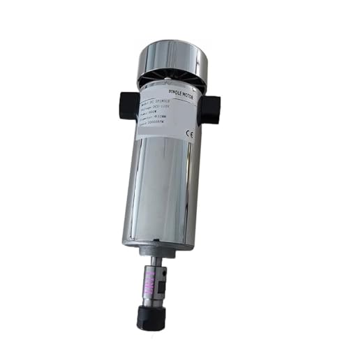Luftgekühlter 0,8 kW DC110V 20000 U/min CNC-Spindelmotor-Kit ER11/Spannfutter 800 W Spindelmotor + Drehzahlregler der Stromversorgung for Gravieren Leistungsstarke Lager(Model A) von JHXHFJXZ