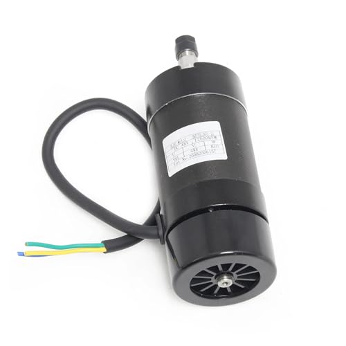 Luftgekühlter bürstenloser DC-Spindelmotor 400 W 48 V ER8 + 600 W 60 V-Treiber ohne Hall-CNC-Fräser-Fräskit Leistungsstarke Lager von JHXHFJXZ