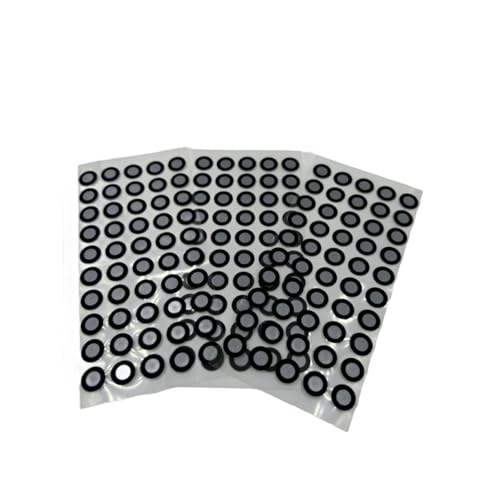 PET 3D-Scan-Marker, selbstklebender, druckbarer 3D-Referenzscanner, Reflexionsmarkierungsfolie, Punktaufkleber Präzise Tracking-Punkte(Inner 6mm outer 10mm,50000PCS) von JHXHFJXZ
