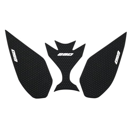 JHYBDP Anti-Rutsch-Tankaufkleber Motorrad-Seitenaufkleber Zum Schutz des Benzintanks Für Kawasaki Für Ninja 650 Z650 Z 650 2017-2024, Anti-Rutsch-Aufkleber Für Tankpad von JHYBDP