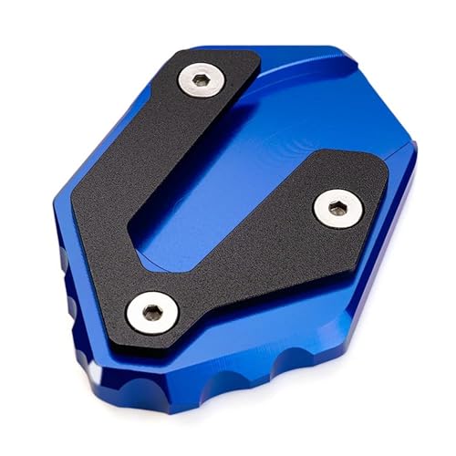 JHYBDP Motorrad Fuß Seite Stehen Pad Platte Seite Stehen Vergrößern Pad Kick Stehen Für Yamaha Tracer 9 GT Tracer 900 9 GT Tracer9gt Plus 2021-2023(Blau) von JHYBDP