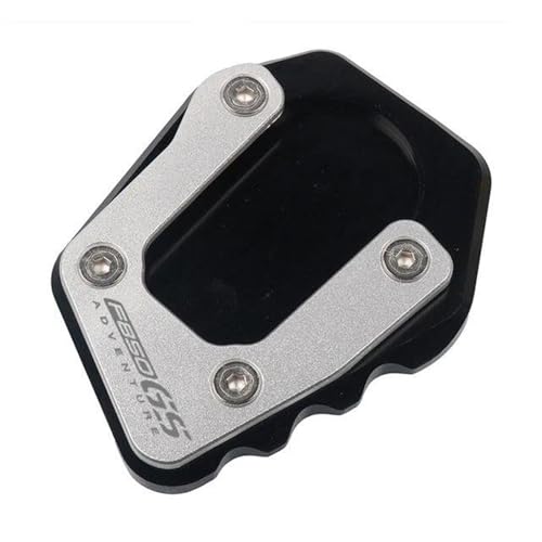 JHYBDP Seitenständer-Pa Motorrad Extender Ständer Fuß Pad Für B&MW F850GS F850 GS ADV 2020,2021,2022,2023 Seite Stehen Vergrößern Pad Kickstand Platte(Schwarz,X-2) von JHYBDP
