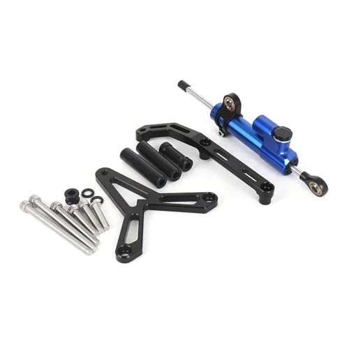 JHYBDP Verbesserte CNC Motorrad-Lenkungsdämpfer-Stabilisator Für Yamaha Tracer 9 Tracer 900 GT 2021 2022 2023 Stabilisierende Montagehalterung Kit Halterung(Set3) von JHYBDP