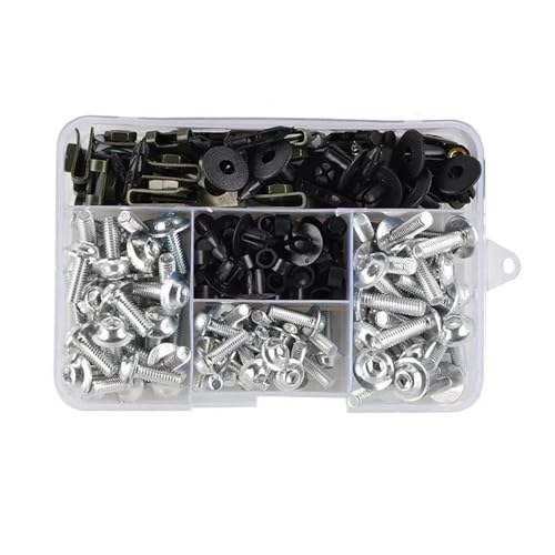 JHYBDP Verkleidungsschrauben Verkleidungsschrauben-Set Für B&MW R1200GS R 1200 GS R 1200GS R1200 GS ADV Adventure Karosserieschrauben-Set(Silber) von JHYBDP