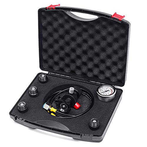 JHYM 3500PSI Hydraulic Stickstoffspeicher, Uprated 250bar-Test Füllgas Ventildruck Kit, 5 in 1 Stickstoff Inflatable Werkzeug mit 4 PC-Adapter und Aufbewahrungsbox von JHYM