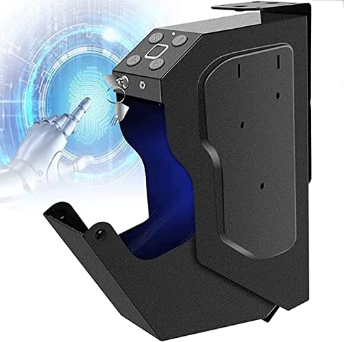 Stahl Security Gun Box, Portable Biometrische Fingerabdruck-box Schmuck Pistole Sicher Im Schlafzimmer Auto Versteckt Für Hause Sicherheit von JIADUOFU