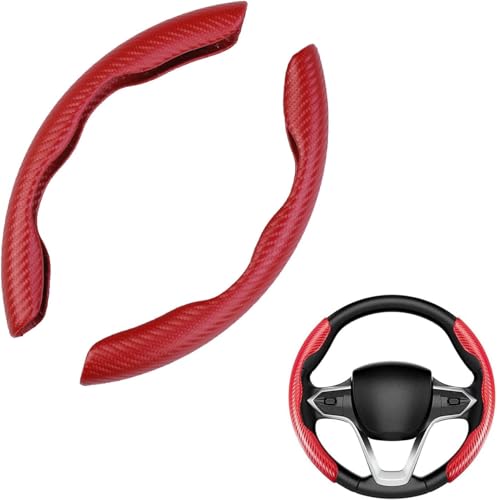 JIAGHUI Lenkradbezug Leder Optik Lenkradschutz Lenkradhülle für Renault Escape Captur Talisman Megane Koleos, Kohlfaser segmentierter Lenkradschutz JIAGHUI Lenkradbezug Leder Optik Lenkradschutz Lenkradhülle für Renault Escape Captur Talisman Megane Koleos, Kohlfaser segmentierter Lenkradschutz von JIAGHUI