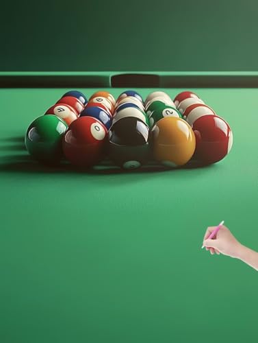 Diamond Painting Billard, DIY Diamant Painting Bilder Bunt für Erwachsene Anfänger, Vollbohrer Diamant Malerei Eckige Steine als Geschenke Weihnachten, Bastelset Erwachsene für Wanddeko 40x50 cm, V-80 Diamond Painting Billard, DIY Diamant Painting Bilder Bunt für Erwachsene Anfänger, Vollbohrer Diamant Malerei Eckige Steine als Geschenke Weihnachten, Bastelset Erwachsene für Wanddeko 40x50 cm, V-80 von JIAGUANG