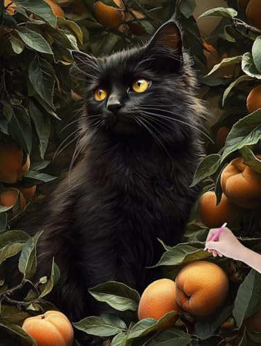 Diamond Painting Erwachsene Katze, DIY Obst Diamond Painting Eckige Steine Set, Diamant Kunst Bilder für Anfänger, Diamant Malerei Bastelset Erwachsene für Zimmer Wand Deko, Geschenke, 30x40 cm, V-61 Diamond Painting Erwachsene Katze, DIY Obst Diamond Painting Eckige Steine Set, Diamant Kunst Bilder für Anfänger, Diamant Malerei Bastelset Erwachsene für Zimmer Wand Deko, Geschenke, 30x40 cm, V-61 von JIAGUANG