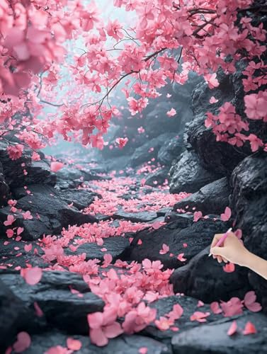 Diamond Painting Landschaft, DIY Diamant Painting Bilder Blumen für Erwachsene Anfänger, Vollbohrer Diamant Malerei Eckige Steine als Geschenke Weihnachten, Bastelset für Wanddeko, 60x80 cm, F-04 Diamond Painting Landschaft, DIY Diamant Painting Bilder Blumen für Erwachsene Anfänger, Vollbohrer Diamant Malerei Eckige Steine als Geschenke Weihnachten, Bastelset für Wanddeko, 60x80 cm, F-04 von JIAGUANG