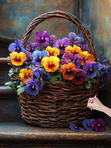 Diamond Painting Orchidee, DIY Diamant Painting Bilder Blumen für Erwachsene Anfänger, Vollbohrer Diamant Malerei Eckige Steine als Geschenke Weihnachten, Diamond Bastelset für Wanddeko 30x40 cm, K-78 Diamond Painting Orchidee, DIY Diamant Painting Bilder Blumen für Erwachsene Anfänger, Vollbohrer Diamant Malerei Eckige Steine als Geschenke Weihnachten, Diamond Bastelset für Wanddeko 30x40 cm, K-78 von JIAGUANG