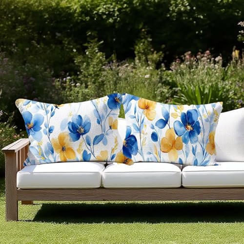 Outdoor Kissen Einfachheit Kissenbezug 25x50 Anlage 2er Set Outdoor Kissen Wetterfest Leinen Kissenbezug Deko Wohnzimmer Sofakissen Kopfkissenbezug Dekokissen Kissenhüllen Garten Terrassen Deko E-11 Outdoor Kissen Einfachheit Kissenbezug 25x50 Anlage 2er Set Outdoor Kissen Wetterfest Leinen Kissenbezug Deko Wohnzimmer Sofakissen Kopfkissenbezug Dekokissen Kissenhüllen Garten Terrassen Deko E-11 von JIAGUANG