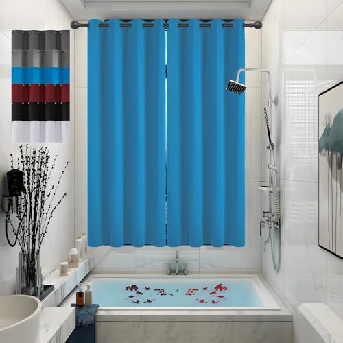 JIAHAO Blackout Vorhang 85 x 190 cm Luftig Blickdichte Gardinen Blackout Vorhang Blickdicht Abdunkelnd Größe Und Farbe Wählbar, Himmelblau JIAHAO Blackout Vorhang 85 x 190 cm Luftig Blickdichte Gardinen Blackout Vorhang Blickdicht Abdunkelnd Größe Und Farbe Wählbar, Himmelblau von JIAHAO