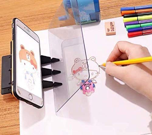 DIY Drawing Tracing Pad Optisches Bild Zeichenbrett Optische Linsen Sketch Wizard Malerei Optische Bildgebung Tracking-Platte Draw Projector Copy Pad für Null-basierte Studenten Anfänger Skizzieren von JIAHG