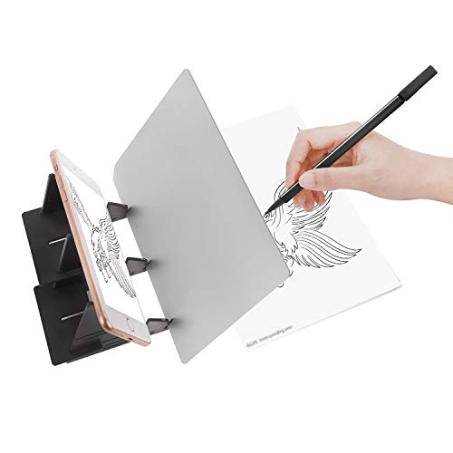 DIY Drawing Tracing Pad Optisches Bild Zeichenbrett Optische Linsen Sketch Wizard Malerei Optische Bildgebung Tracking-Platte Draw Projector Copy Pad für Null-basierte Studenten Anfänger Skizzieren von JIAHG