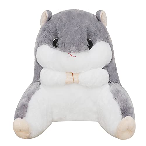 JIAHG Niedliches Sitzkissen Stuhlauflage,Hamster Stuhlkissen Plüschkissen,Faules Sofa Sitzkissen,Hamster Stuhl Rückenkissen Nap Kissen Kissen Spielzeug Geschenk für Erwachsene Kinder von JIAHG