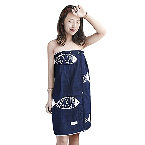 Saunakilt Damen Saunatuch Saunahandtuch Baumwolle Sauna Sarong Kilt Bademantel Badetuch Duschtuch Schnelltrockend Frauen Saunarock Baderock Strandtuch von JIAHG