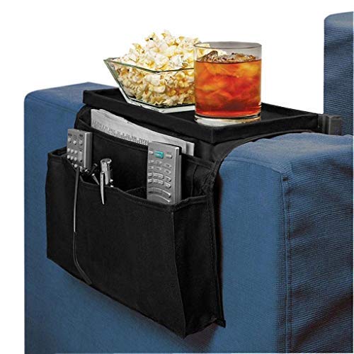 Sofa Armlehne Organizer Sofa Tasche Sofatablett Ablage Oxford Couch Sessel Stuhl hängen Aufbewahrungstasche für Buch, Magazin, Handy, Fernbedienung von JIAHG