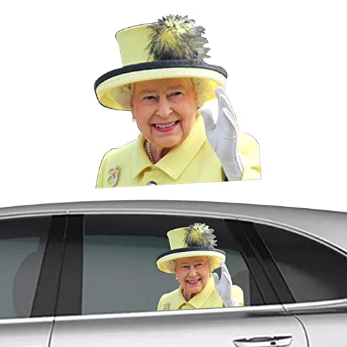 JIAHUA Queen Elizabeth Auto Aufkleber - Tod von Königin Elizabeth II - 9. Sept. 2022 - Queen Elizabeth II 1926-2022 Death Tri-bute(Papst Francis/Königin Elizabeth/Nonne/Ruth Bader Ginsburg) von JIAHUA