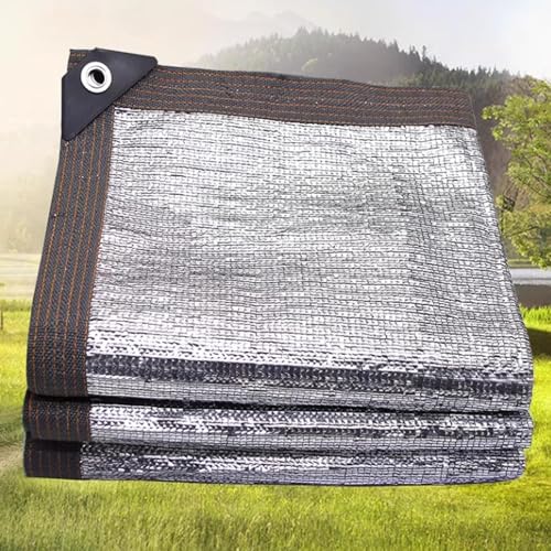Außen Schattierungsnetz 99% Alu Sonnensegel,Schattennetz mit Ösen Aluminium-Sonnenschutznetz Anti-UV, Reflektierend Hitzeschutz, für Auto Camping Gewächshaus und Garten Außen Schattierungsnetz 99% Alu Sonnensegel,Schattennetz mit Ösen Aluminium-Sonnenschutznetz Anti-UV, Reflektierend Hitzeschutz, für Auto Camping Gewächshaus und Garten von JIAJUTUI001