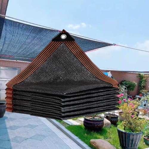 Garten Pflanze Rechteck Schattennetz,Gewächshaus Anpassbar Schattiernetz,90% Shading Rate,mit ÖSen,Sonnenschutznetz,für Terrasse Winddichte Schattentuch von JIAJUTUI001