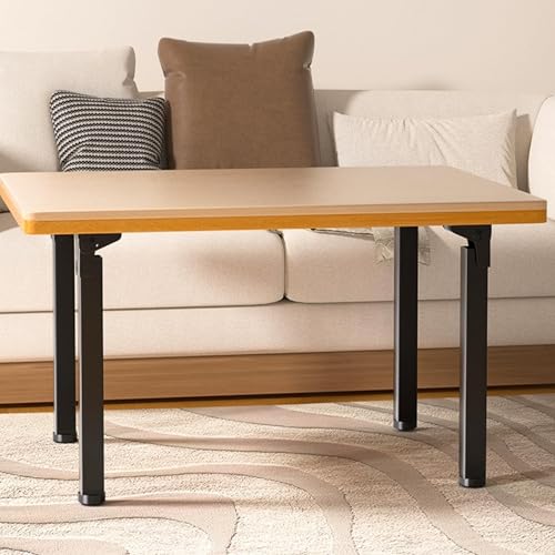 JIAJUTUI001 4 Stück Klapptischbein Möbelstützbeine Möbelfüße Tischbeine Klappbare Tischfüße Schwarz Metall,Ersatzfüße Schrankfüsse Couchtischbeine Eisen 90° für Sofas Schreibtisch (70cm/27.6in) von JIAJUTUI001